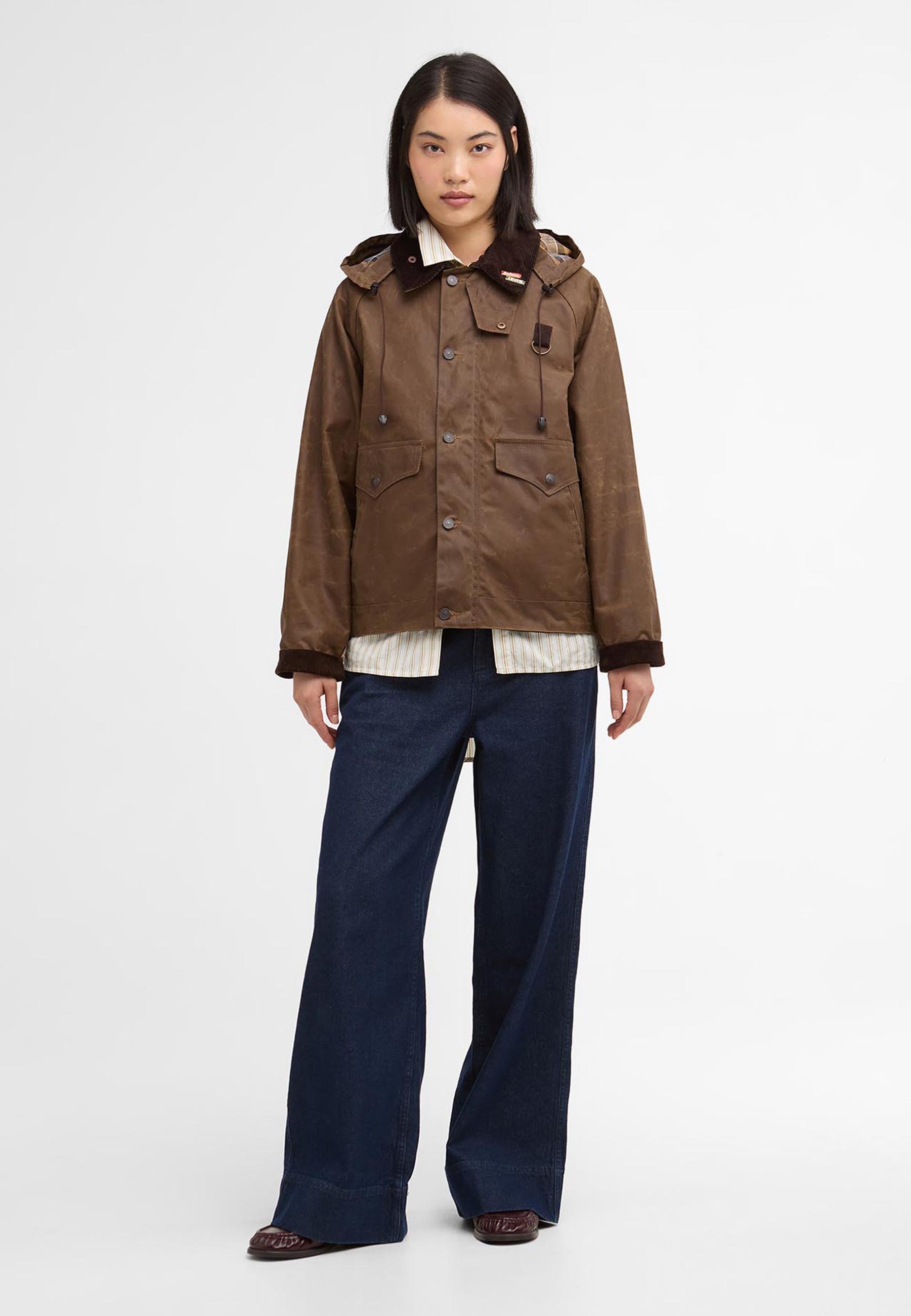 Barbour BARBOUR X LEVI'S® OVERSIZED BEDALE WAXED JACKET - Casaco