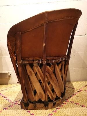 エキパルチェア 豚革椅子 民藝 インテリア-メキシコ雑貨とメキシコの
