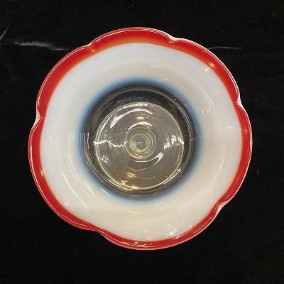 明治~大正 氷コップ（赤色） - アンティークマーケット吹上 通販サイト