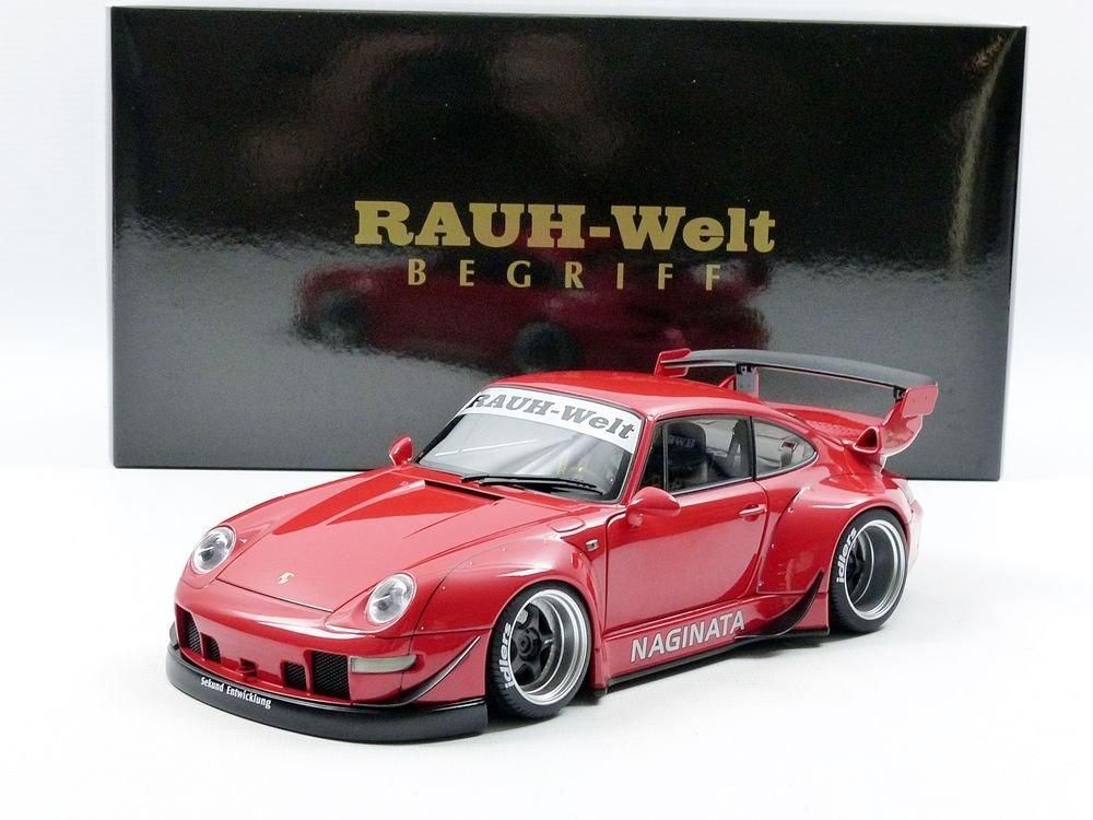AUTOart 1/18 RWB 993 (レッド/ガンメタ・ホイール) 完成品 - AOYAMA PITIN