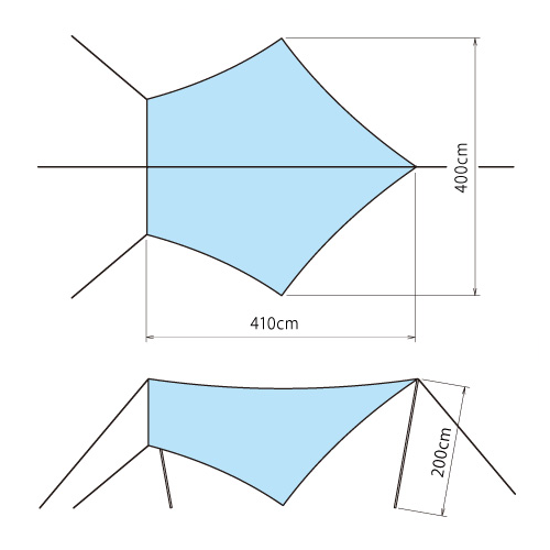 タープ] SkyFilm200SIL | ブランド直営のキャンプ・アウトドア用品