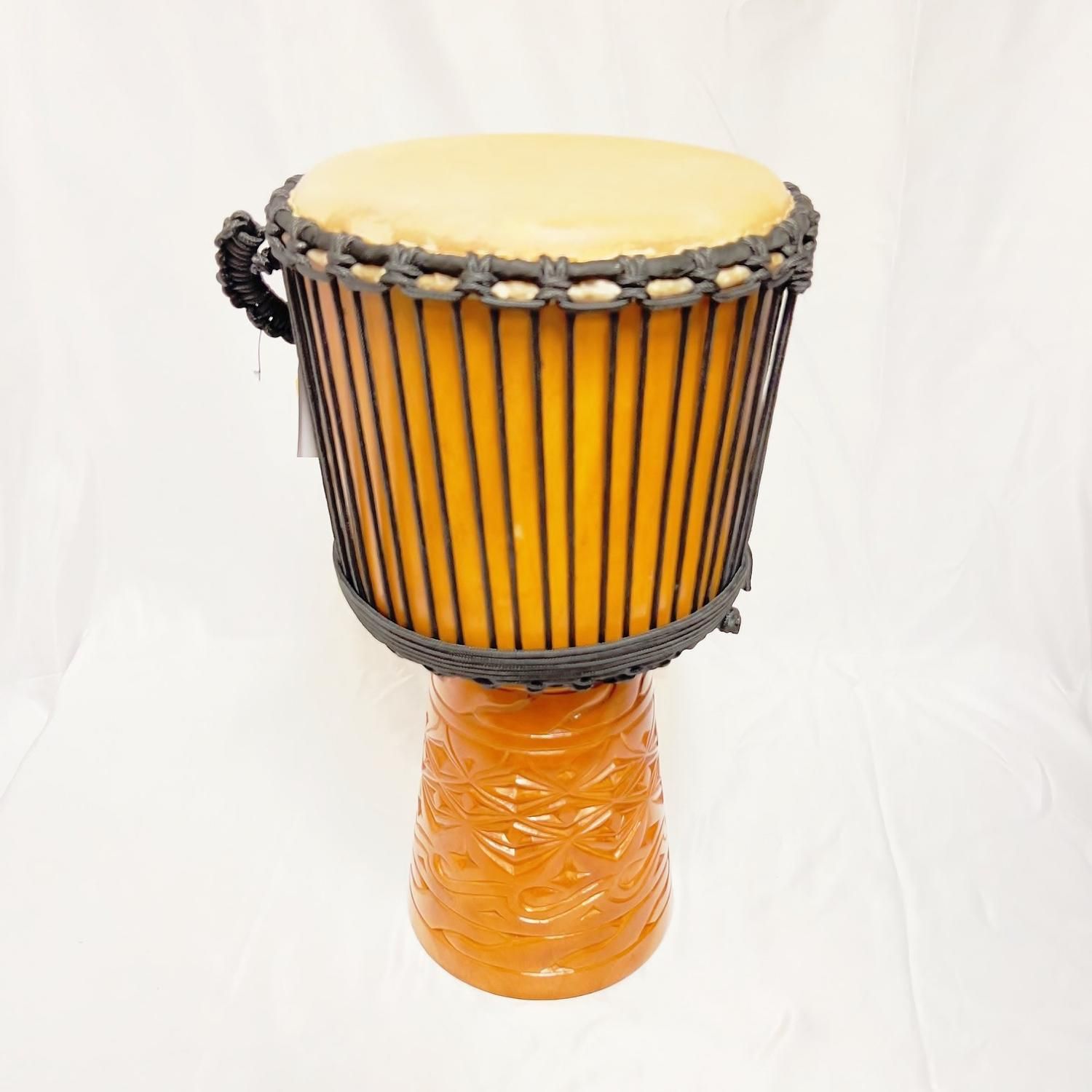 ジェンベ マホガニーウッド 打面24cm H=50cm - ::民族楽器コイズミ::