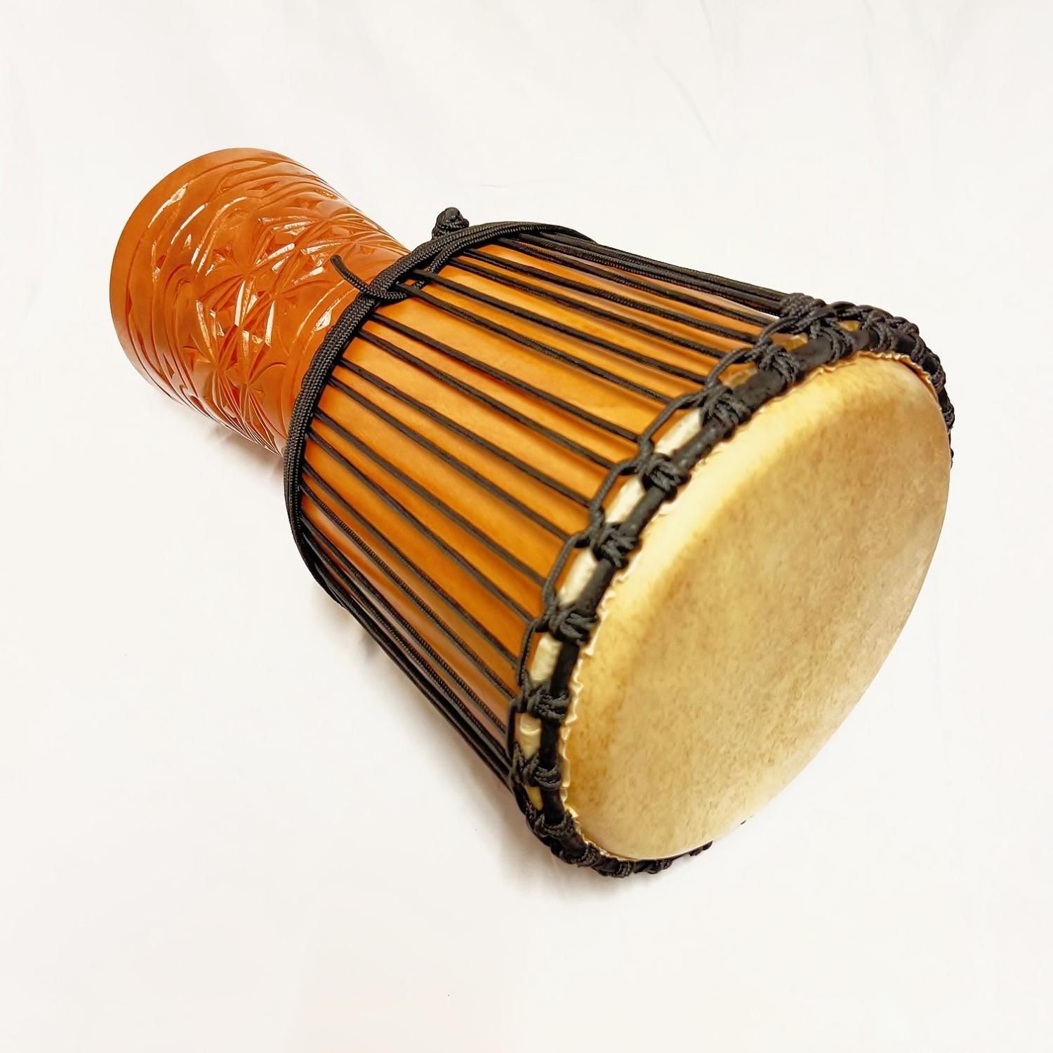 ジェンベ マホガニーウッド 打面24cm H=50cm - ::民族楽器コイズミ::