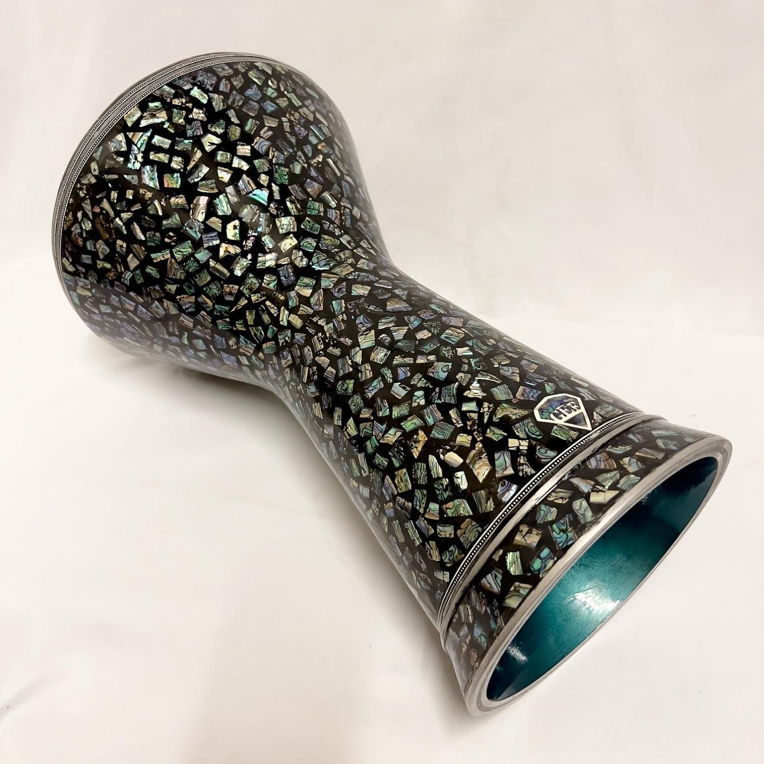 ダラブッカ 23cm 【ソンバーティ】 Gawharet-Elfan製 (ブルーパール