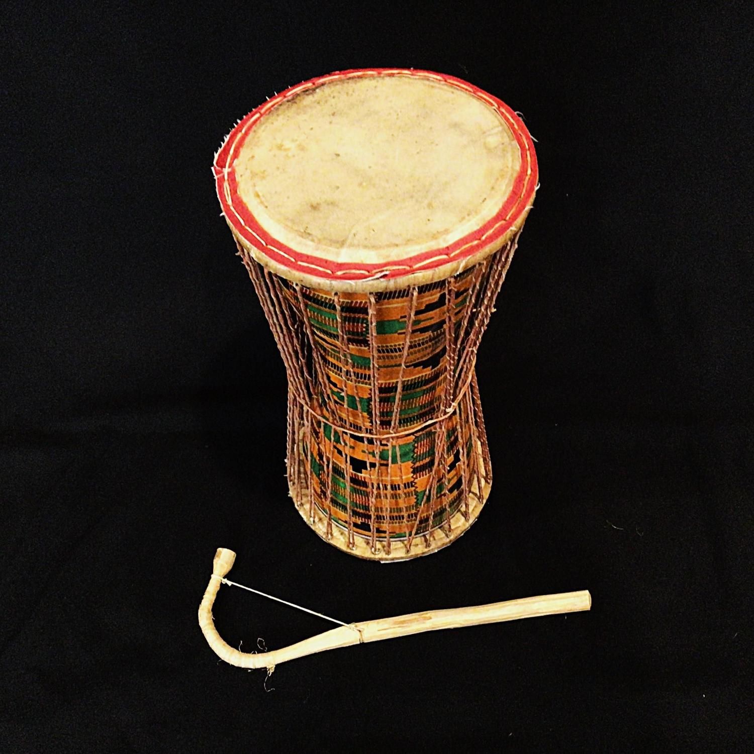 トーキングドラム Mサイズ 【ガーナ】 - ::民族楽器コイズミ::