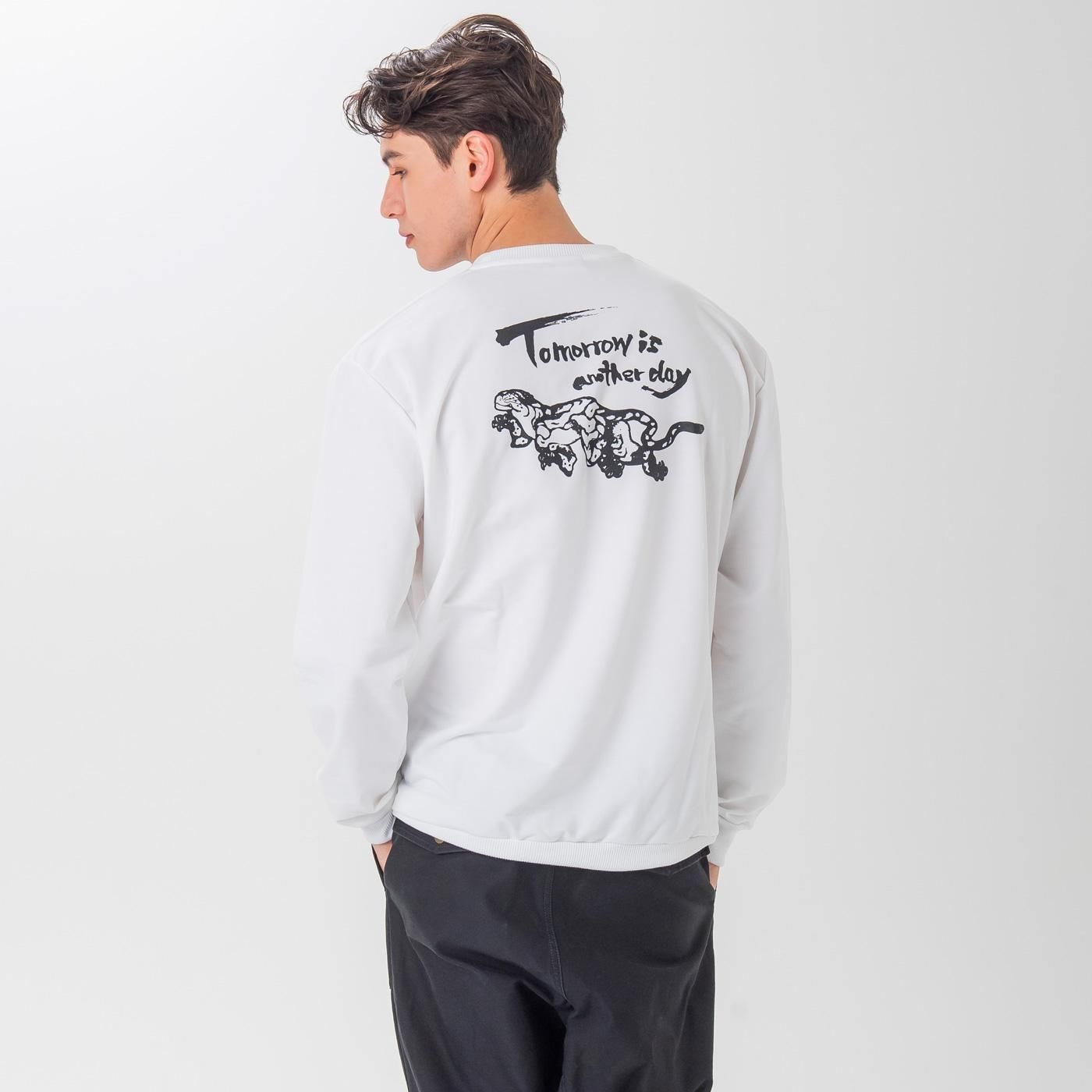 トレーナー スウェット メンズ 北斎 浮世絵 タイガー ”Tomorrow is