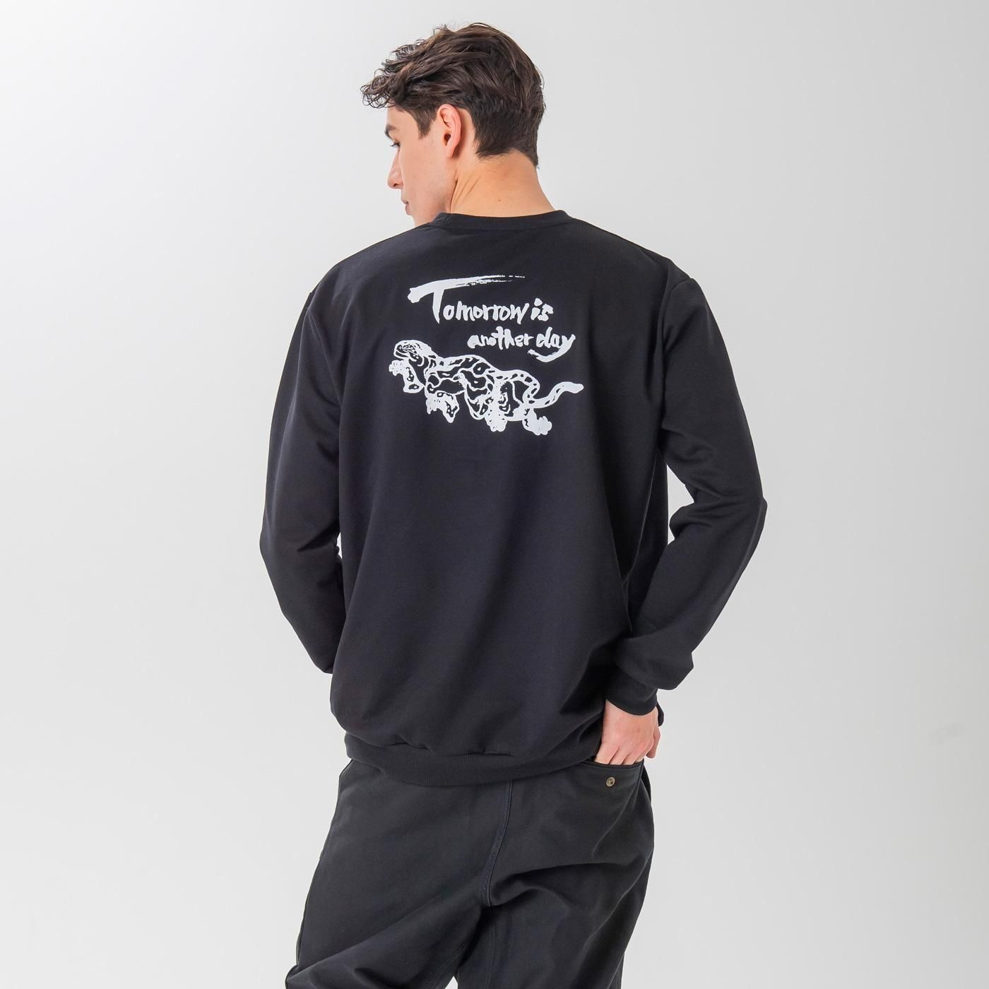 トレーナー スウェット メンズ 北斎 浮世絵 タイガー ”Tomorrow is