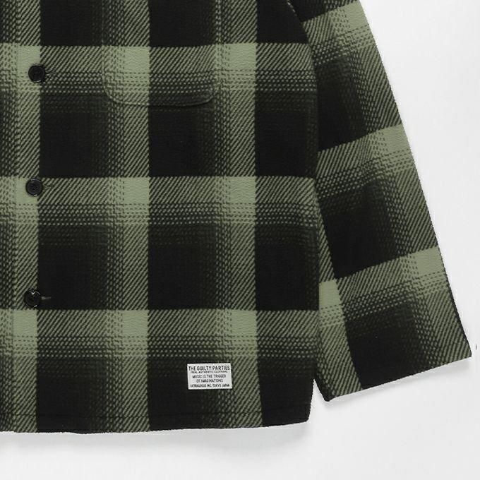 WACKO MARIA/ワコマリア/CHECK FLEECE SHIRT JACKET ( TYPE-2