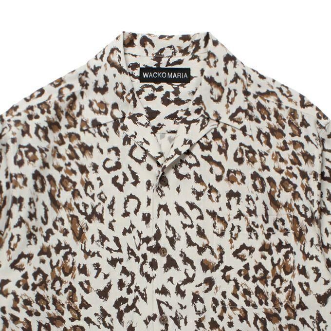 WACKO MARIA/ワコマリア/LEOPARD OPEN COLLAR SHIRT L/S ( TYPE-3