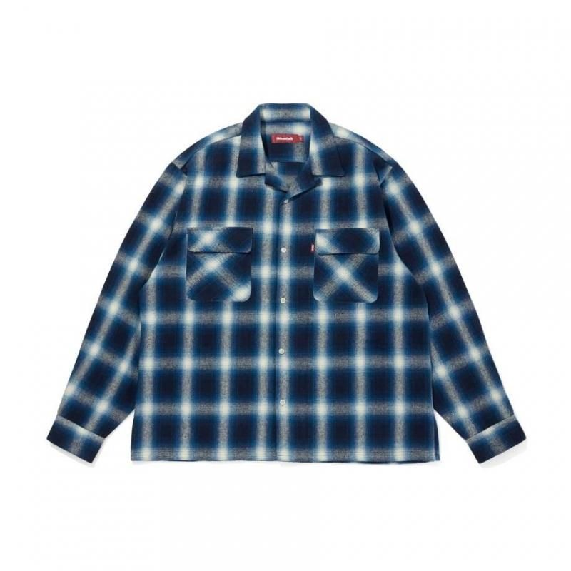 Hide and Seek/ハイドアンドシーク/Ombre Check L/S Shirt/オンブレ