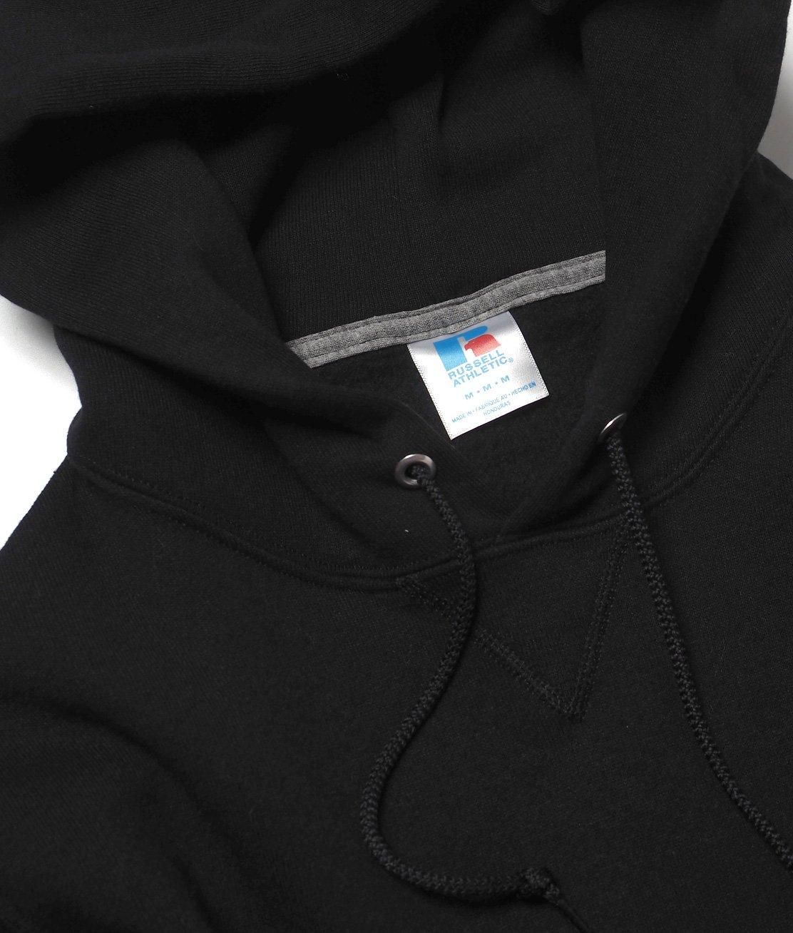 RUSSELL ATHLETIC】DRI-POWER HOODIE - BLACK ラッセルアスレチック