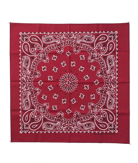 HAV-A-HANK】22inch BANDANA - BURGUNDY バンダナ USA製 バー