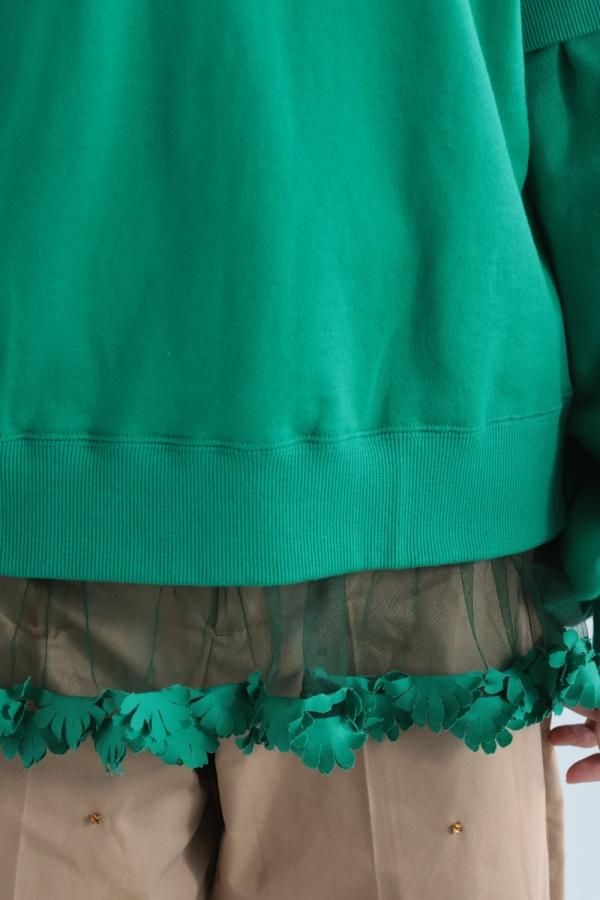 MUVEIL(ミュベール) フラワーパーツプルオーバー - YAMAROKU（ヤマロク