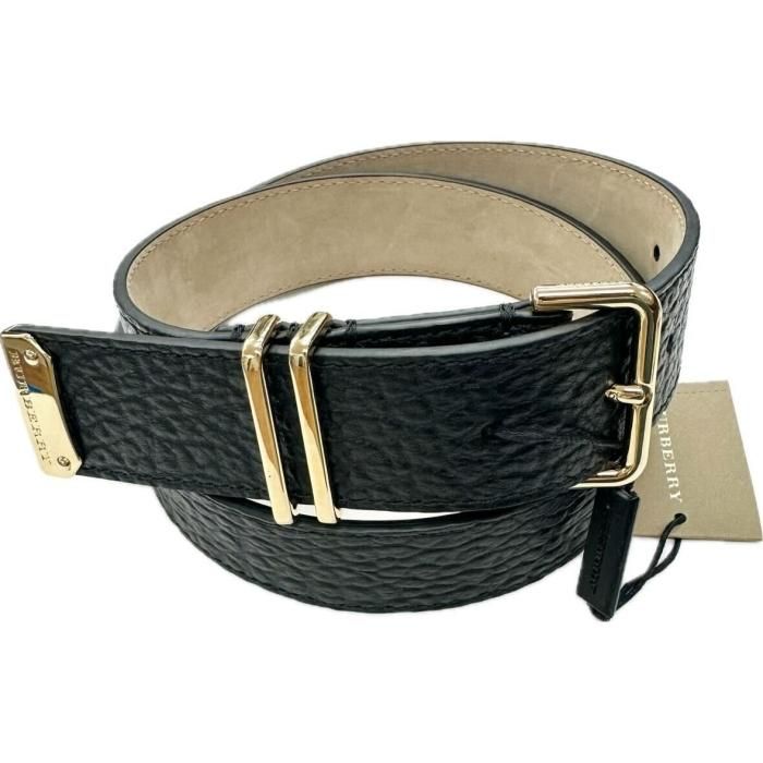 新品】【アウトレット品】 BURBERRY バーバリー レザーベルト [80