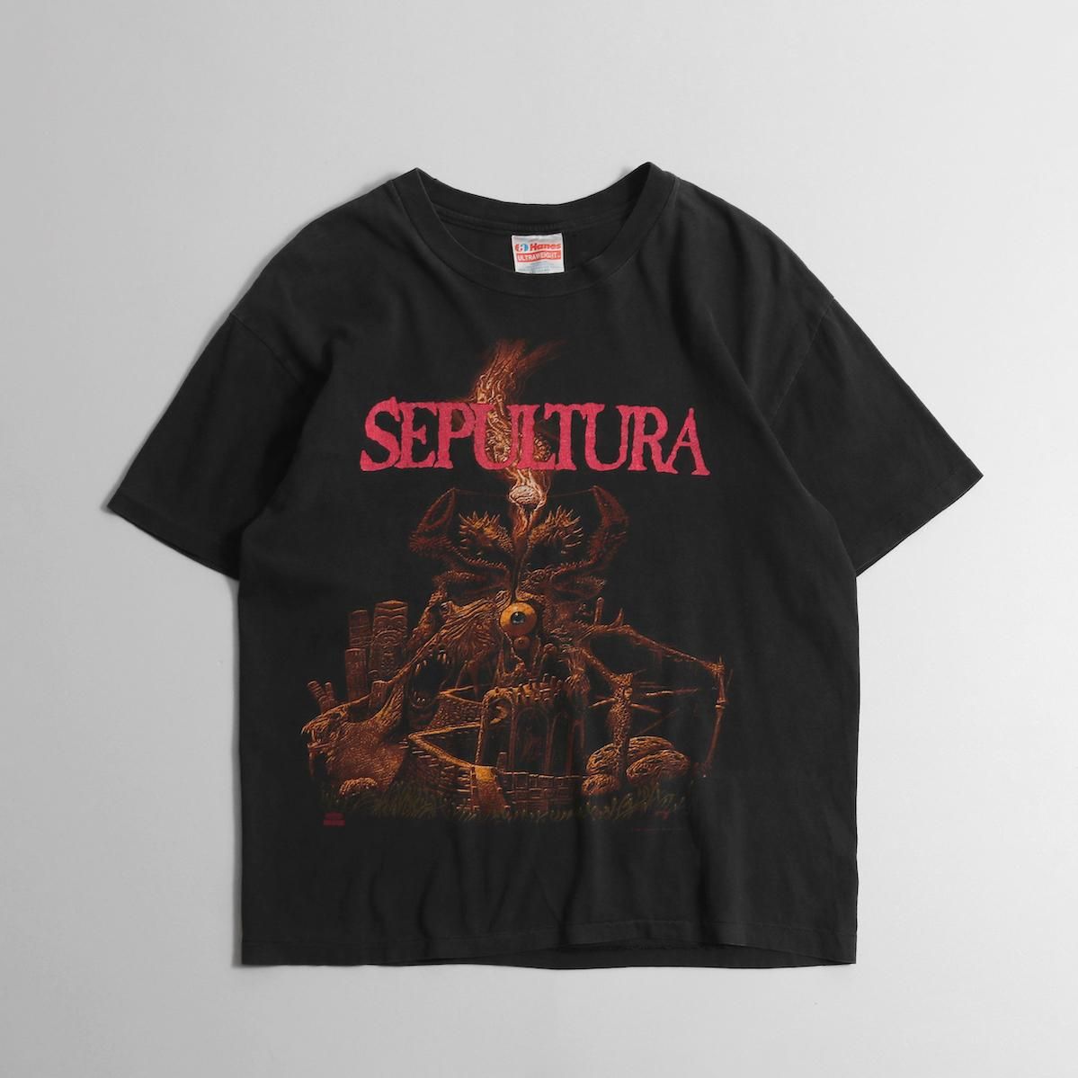 レディース] 1990s ヴィンテージ SEPULTURA プリントTシャツ バンド