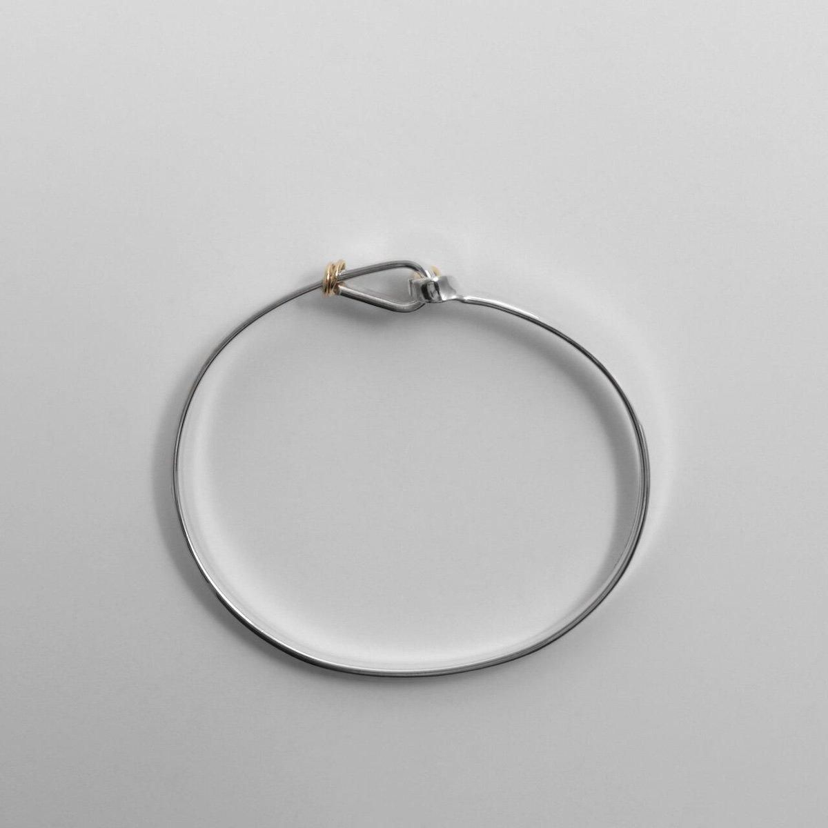 オールドティファニー バングル | シルバーxゴールド - レディース