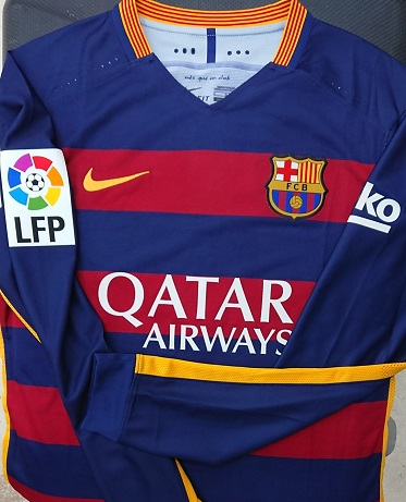 FCバルセロナ（H）15/16 選手支給 長袖 メッシ＃10
