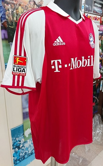 バイエルンミュンヘン（H）03/04 バラック＃13 +パッチ付。