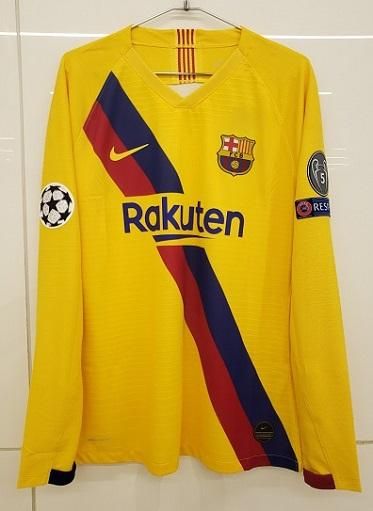 FCバルセロナ（A）19/20 選手支給長袖 UEFA CL用 グリーズマン＃17