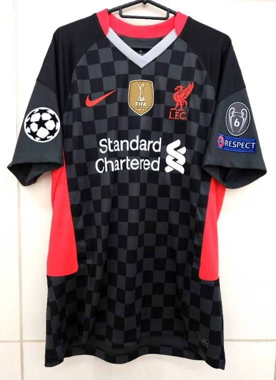 リバプール（3rd）20/21 UEFA CL用 N&N + パッチ4個