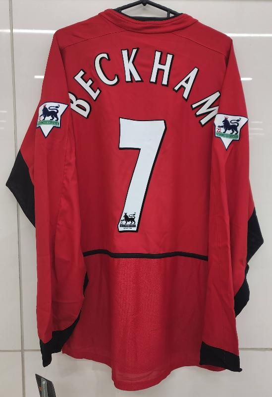 マンチェスター・ユナイテッド（H)02/03 長袖 ベッカム＃7 + EPL