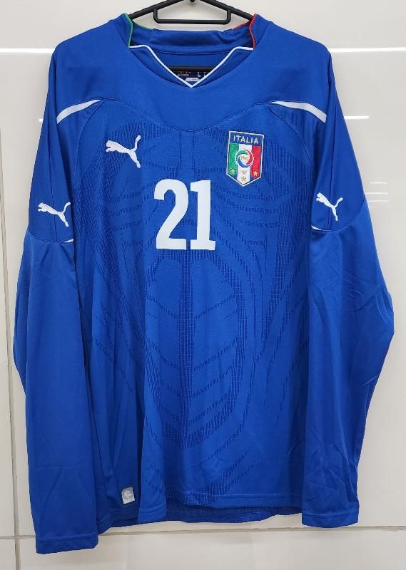 イタリア代表（H）10/11 長袖 ピルロ＃21
