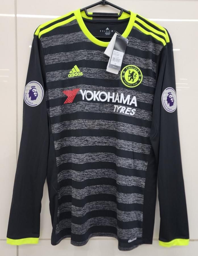 チェルシー（3rd）16/17 長袖 アザール＃10 + EPLパッチ2個