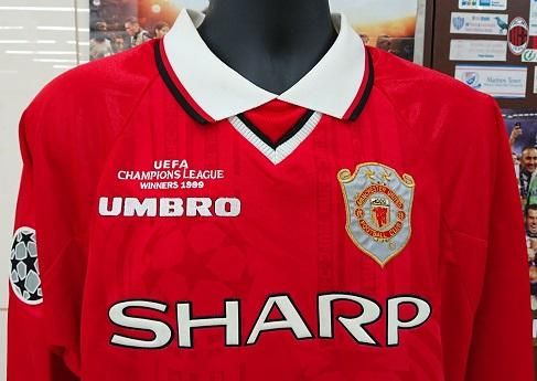 マンチェスターU （H) 99/00 長袖 CL-&トヨタ杯 ベッカム＃7