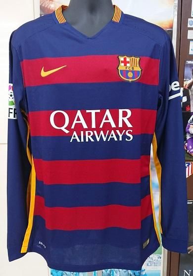 FCバルセロナ（H）15/16 選手支給 長袖 メッシ＃10