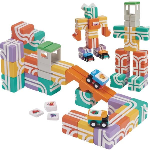 QBI キュービーアイ］Explorer Preschool 幼児セットPLUS ブロック24個