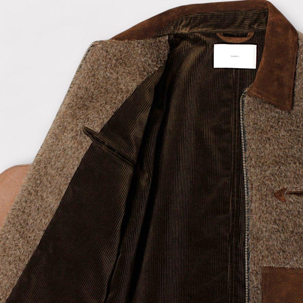 SUGARHILL SHAGGY BLOUSON(DARK BROWN)｜シュガーヒル シャギー