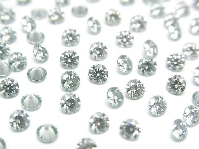 動画】モアサナイトAAA ルース ラウンドファセットカット3×3mm