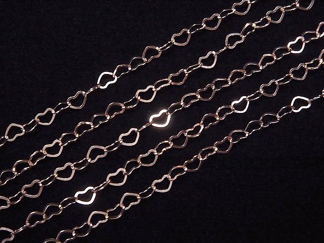 14KGF 平小豆（あずき）チェーン 1.3mm 10センチ｜ゴールドフィルドの