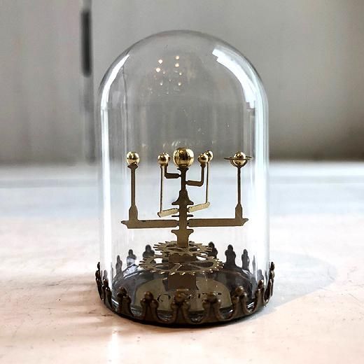 太陽系儀 - Orrery 『六惑星儀』（完成品/ミニガラスドーム入り