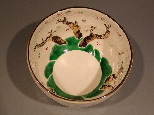 茶道具 抹茶茶碗 色絵 桜の図、京都 八代 高橋道八作 - 茶道具 販売の
