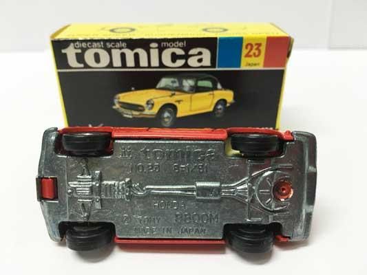 トミカ NO.23 ホンダ S800M 黒箱 - ガシャポン,フィギュア,トミカ