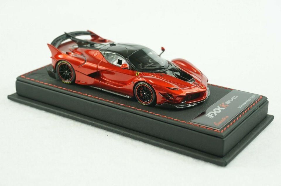1/43 BBR FERRARI FXXK EVO F1 FIRE RED METALLIC DELUXE BLACK
