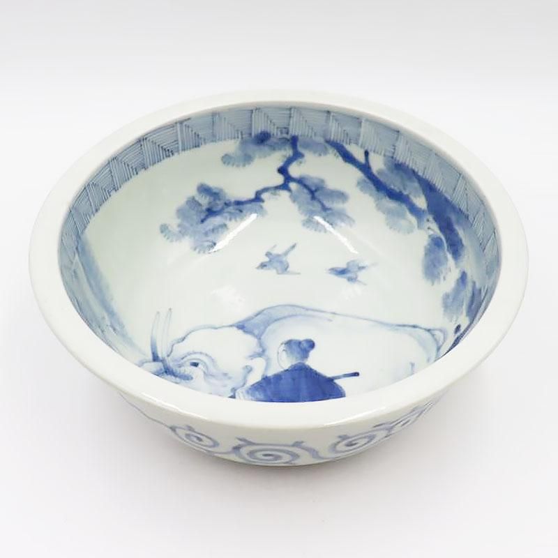 希少染付大鉢｜藍の美味しさ｜アンティーク