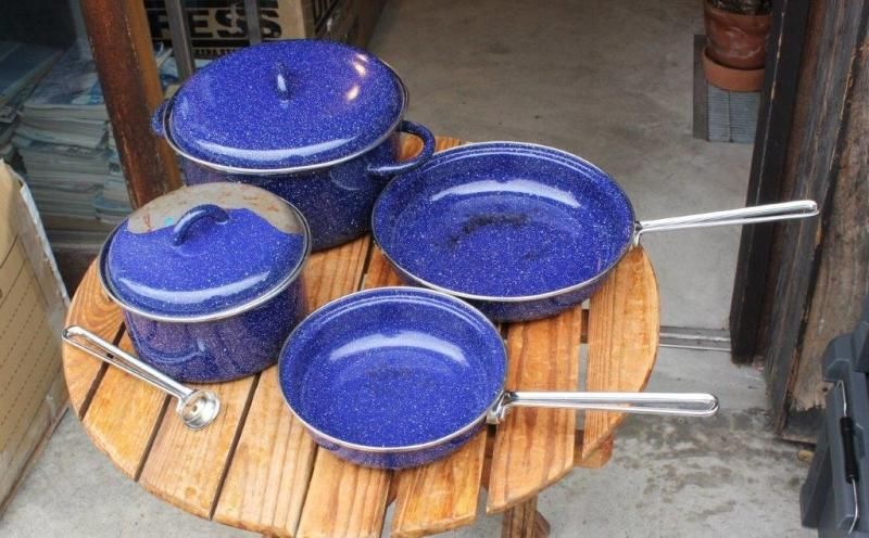 Coleman コールマン＞ ホーロークッキングセット | 中古アウトドア用品