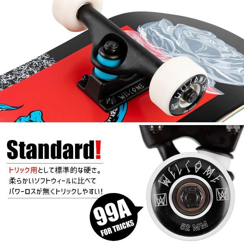 WELCOME ウェルカム スケートボード コンプリート TEDDY COMPLETE TEAL