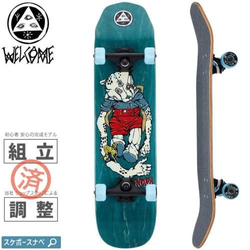 WELCOME ウェルカム スケートボード コンプリート TEDDY COMPLETE TEAL