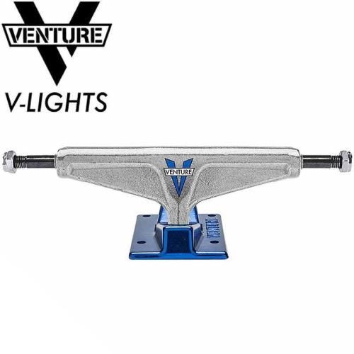 VENTURE ベンチャー スケボー トラック V-LIGHTS POLISHED BLUE TRUCKS