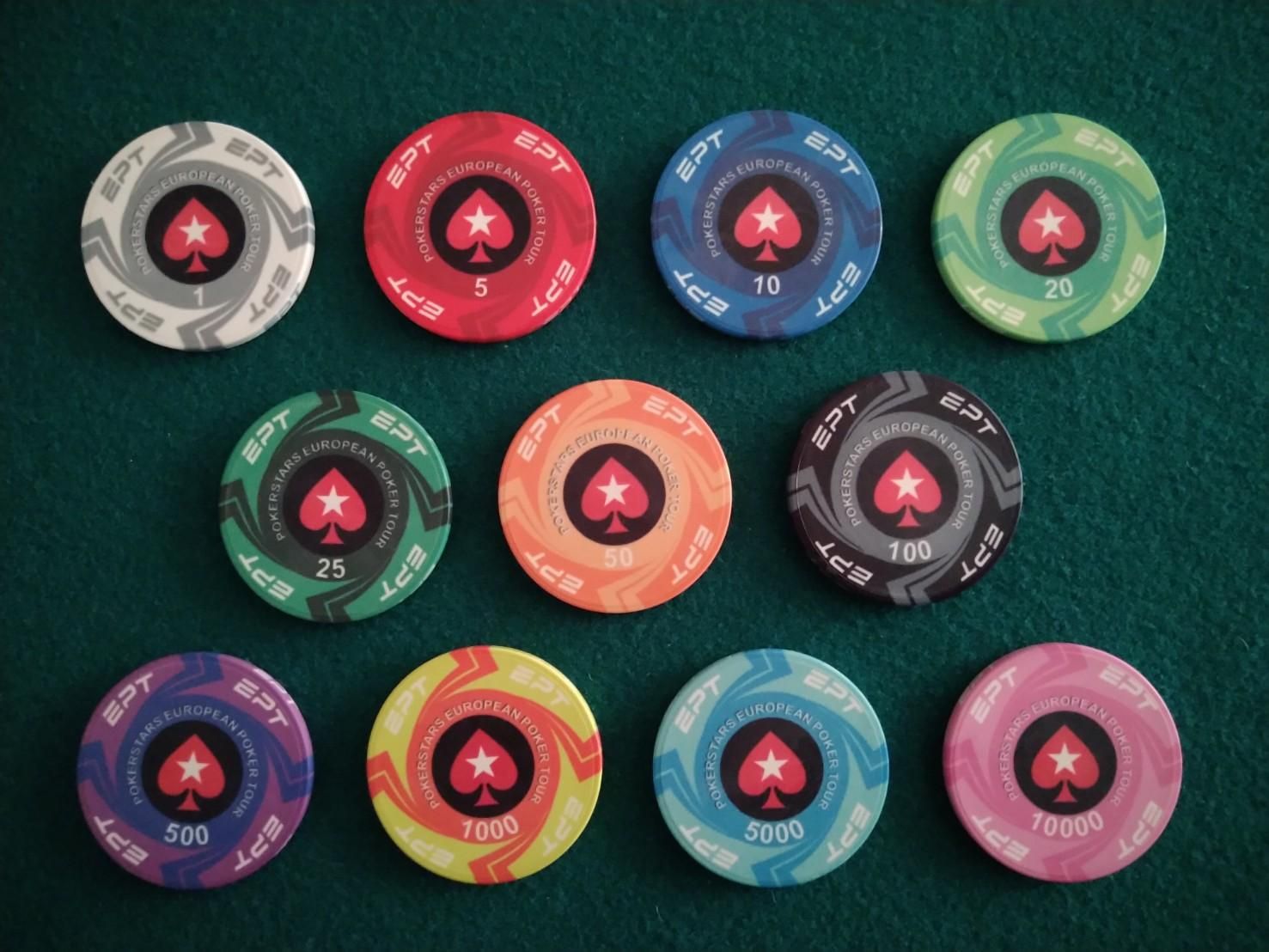 EPTチップ（組合せ自由）300枚セット - カジノ、ポーカー用品専門