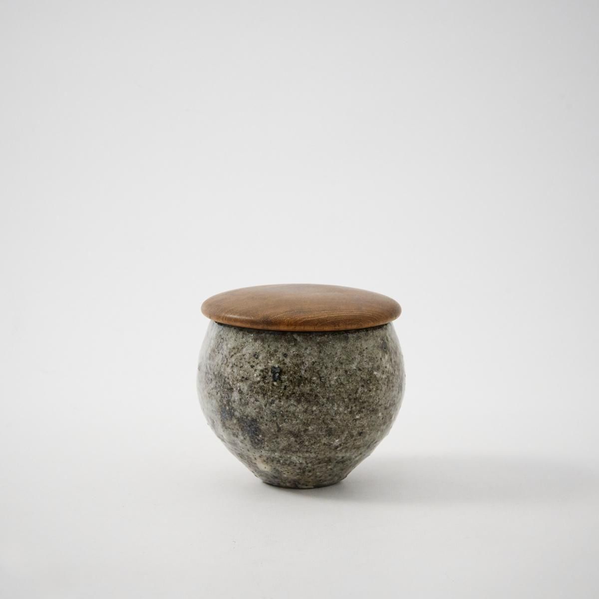 八田亨／白掛塩壺(S) - dieci｜online shop