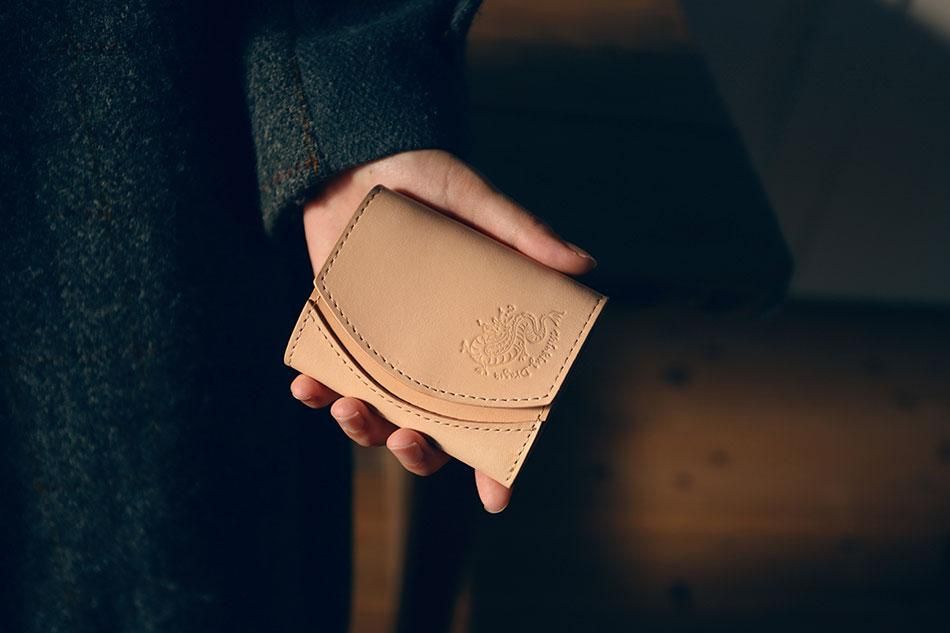 小さいふ。ペケーニョ 辰年「栃木レザー 素 -su-シリーズ」龍 ドラゴン