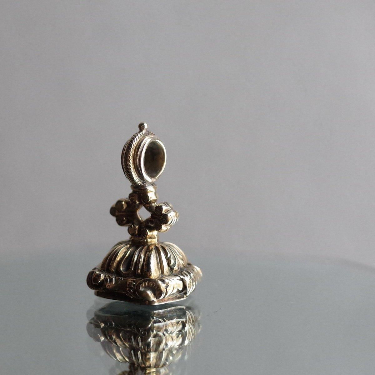 ブラッドストーン インタリオ フォブシール（Victorian - Art Deco