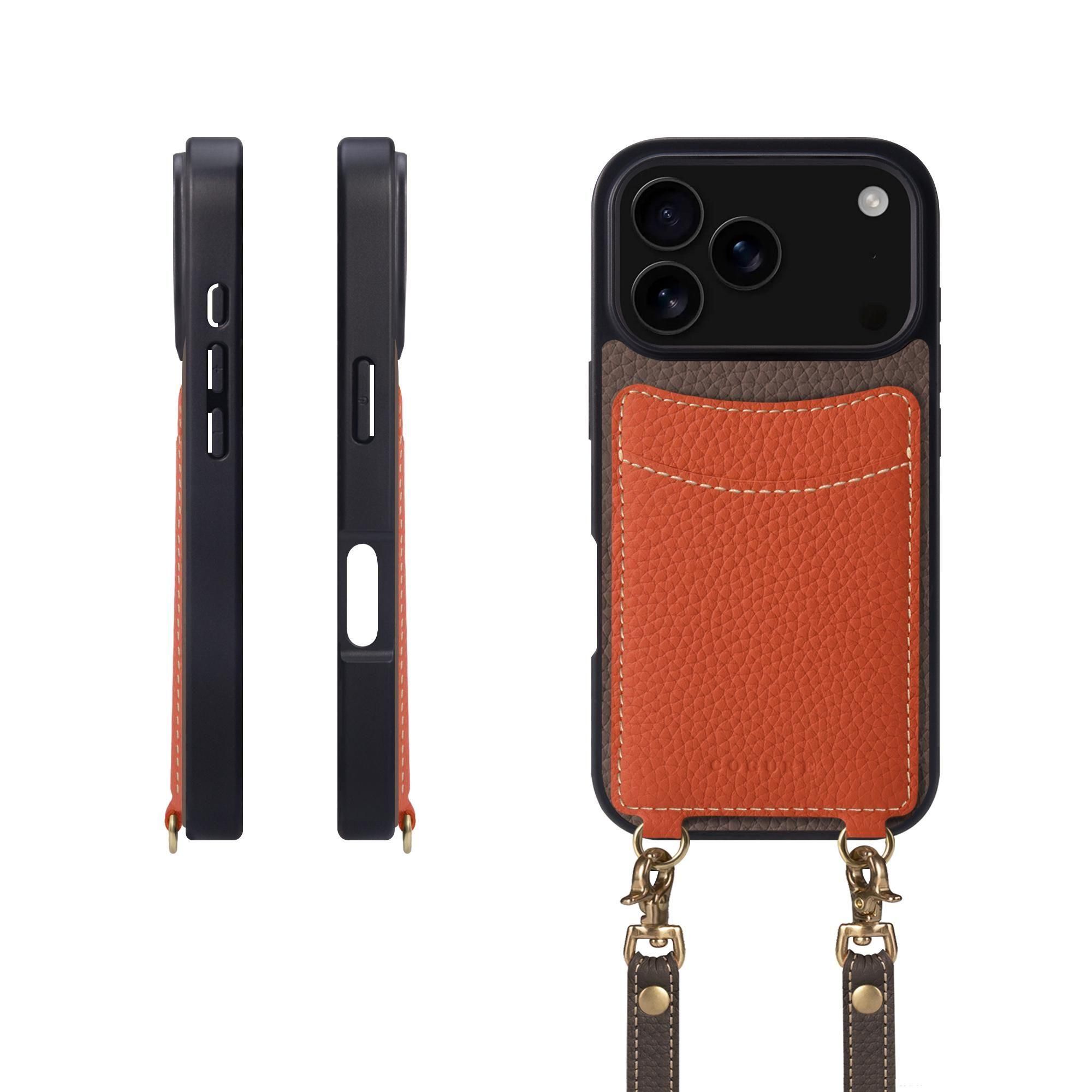 iPhone 17 Pro 本革ケース | カード収納ショルダー - COPGCS