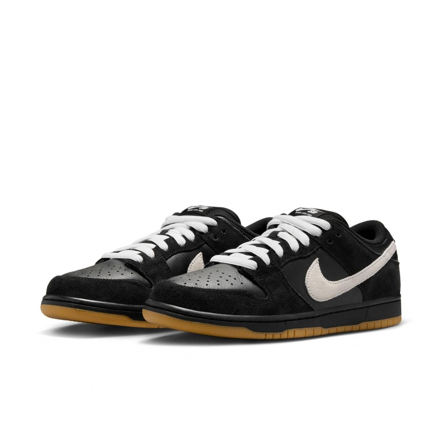 NIKESB DUNK LOW PRO | Black White - charlie works Hiroshima
