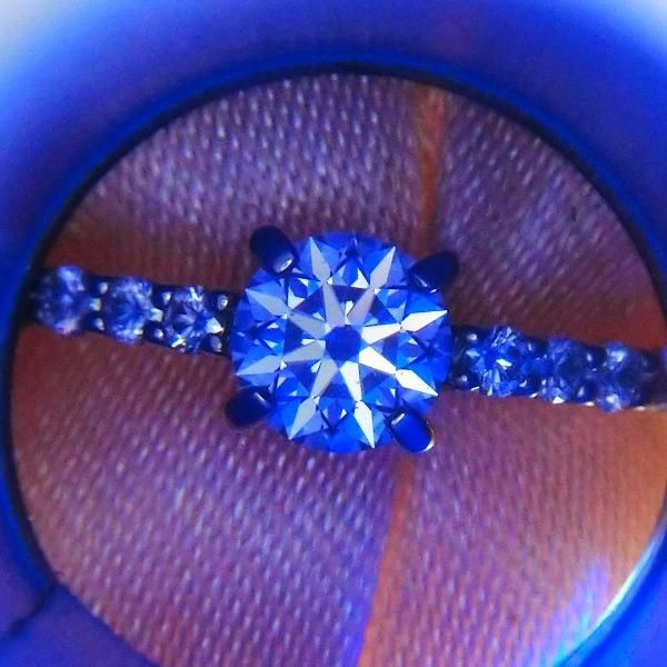 トリプルエクセレントダイヤモンドリング D 0.273ct D-VS2-3EX D 0.12