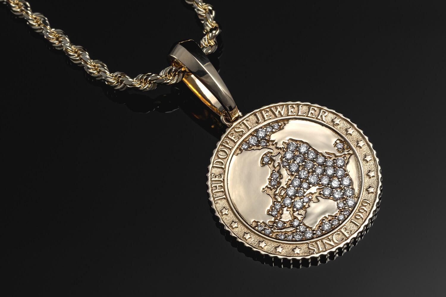 ダイヤモンド 10K イエローゴールド ペンダント - AVALANCHE OFFICIAL